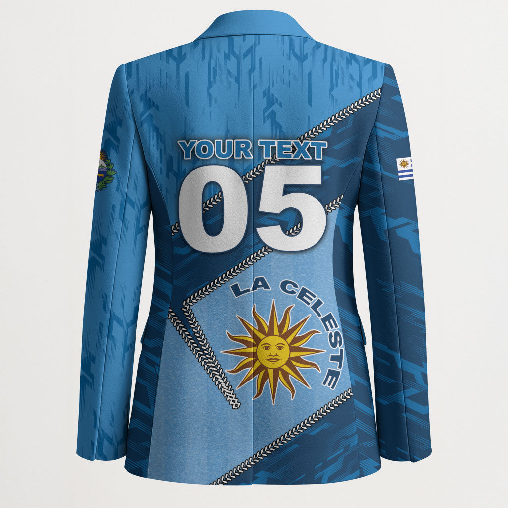 Custom Uruguay Football Blazer Sun Of May Symbol Unique Style