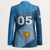 Custom Uruguay Football Blazer Sun Of May Symbol Unique Style