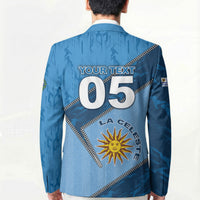 Custom Uruguay Football Blazer Sun Of May Symbol Unique Style