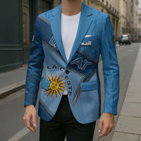 Custom Uruguay Football Blazer Sun Of May Symbol Unique Style