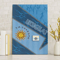 Uruguay Football Canvas Wall Art Sun Of May Symbol Unique Style