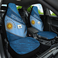 Uruguay Football Car Seat Cover Sun Of May Symbol Unique Style