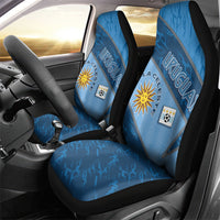 Uruguay Football Car Seat Cover Sun Of May Symbol Unique Style