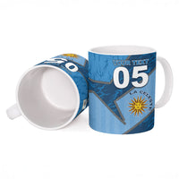 Custom Uruguay Football Ceramic Mug Sun Of May Symbol Unique Style