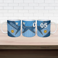 Custom Uruguay Football Ceramic Mug Sun Of May Symbol Unique Style