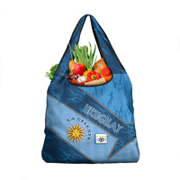 Uruguay Football Grocery Bag Sun Of May Symbol Unique Style