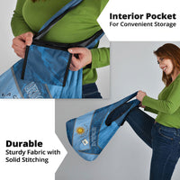 Uruguay Football Grocery Bag Sun Of May Symbol Unique Style