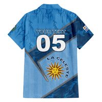 Custom Uruguay Football Hawaiian Shirt Sun Of May Symbol Unique Style