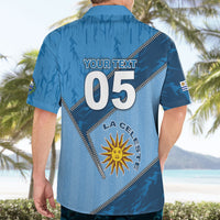 Custom Uruguay Football Hawaiian Shirt Sun Of May Symbol Unique Style