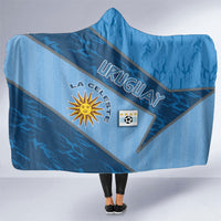 Uruguay Football Hooded Blanket Sun Of May Symbol Unique Style