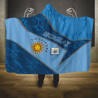 Uruguay Football Hooded Blanket Sun Of May Symbol Unique Style