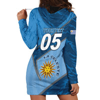 Custom Uruguay Football Hoodie Dress Sun Of May Symbol Unique Style