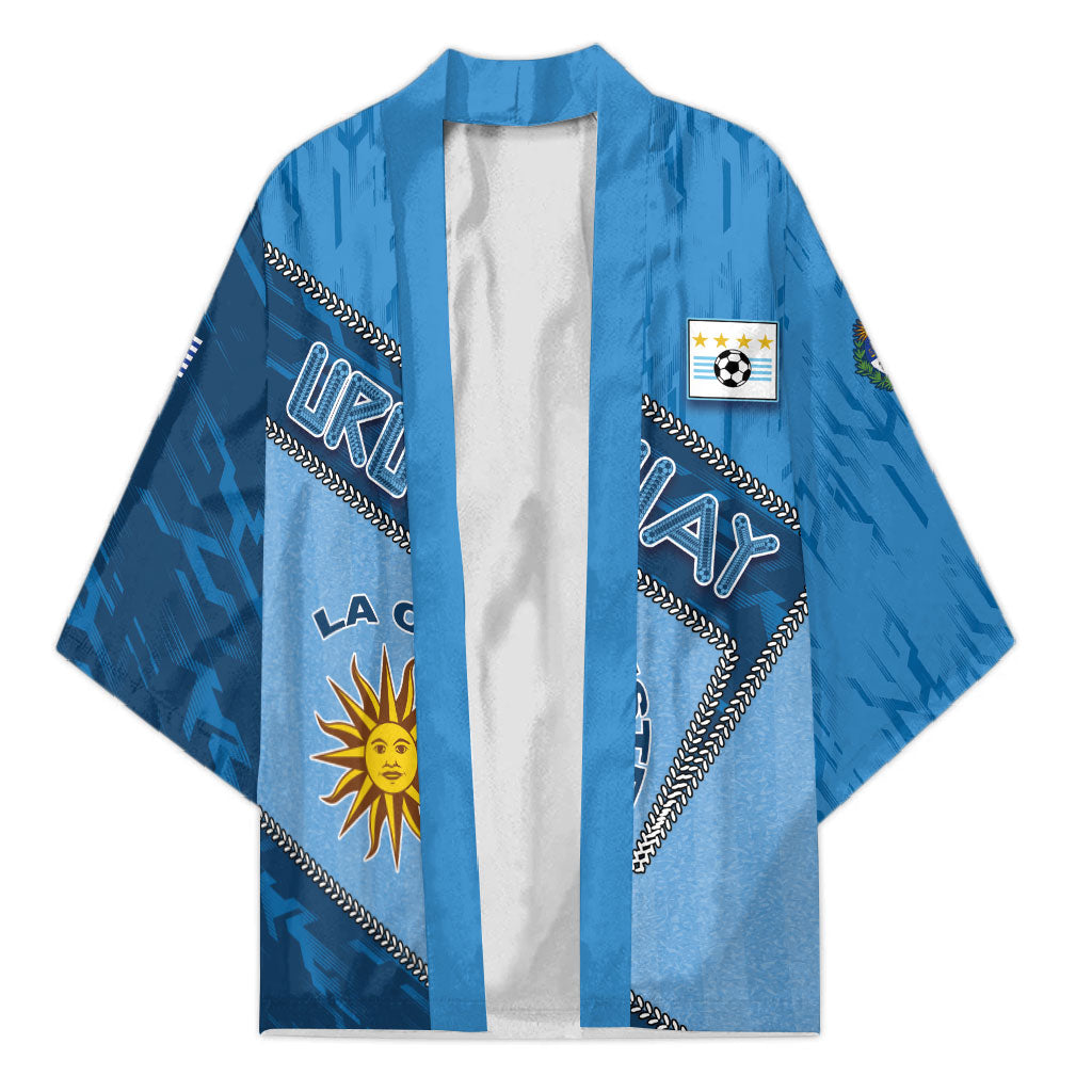 Custom Uruguay Football Kimono Sun Of May Symbol Unique Style