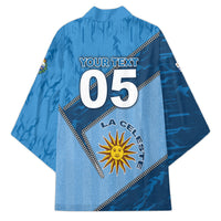 Custom Uruguay Football Kimono Sun Of May Symbol Unique Style