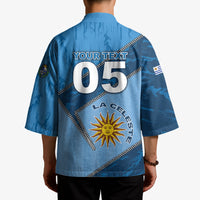 Custom Uruguay Football Kimono Sun Of May Symbol Unique Style