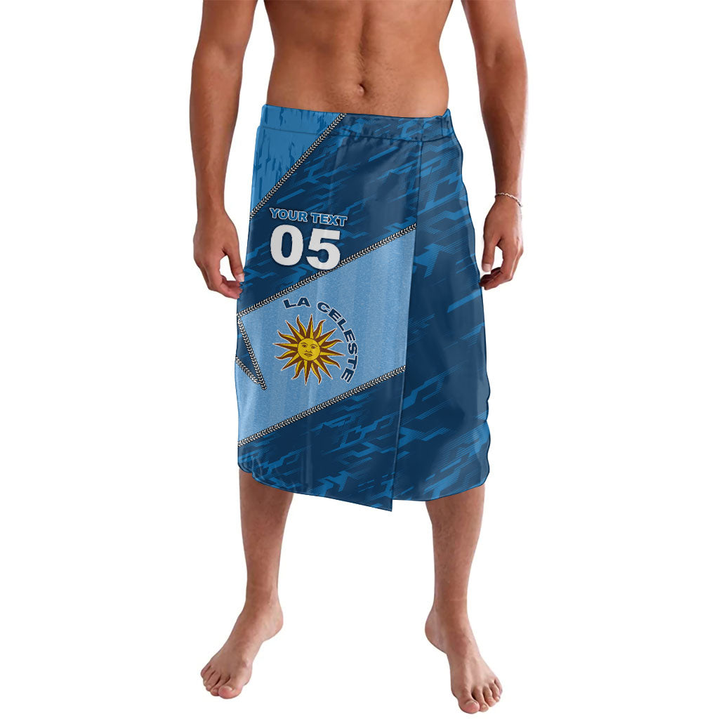 Custom Uruguay Football Lavalava Sun Of May Symbol Unique Style