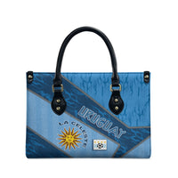 Uruguay Football Leather Bag Sun Of May Symbol Unique Style