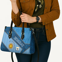Uruguay Football Leather Bag Sun Of May Symbol Unique Style