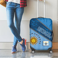 Uruguay Football Luggage Cover Sun Of May Symbol Unique Style