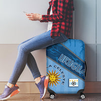 Uruguay Football Luggage Cover Sun Of May Symbol Unique Style