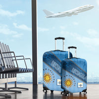 Uruguay Football Luggage Cover Sun Of May Symbol Unique Style