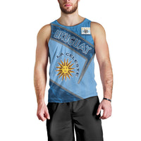Custom Uruguay Football Men Tank Top Sun Of May Symbol Unique Style