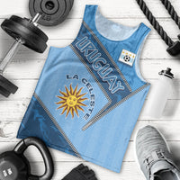 Custom Uruguay Football Men Tank Top Sun Of May Symbol Unique Style