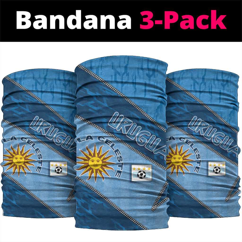 Uruguay Football Neck Gaiter Sun Of May Symbol Unique Style