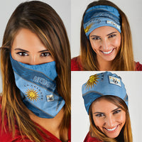 Uruguay Football Neck Gaiter Sun Of May Symbol Unique Style