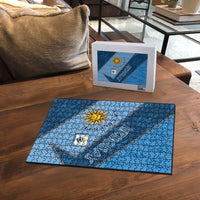 Uruguay Football Puzzle Sun Of May Symbol Unique Style