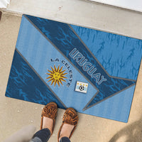 Uruguay Football Rubber Doormat Sun Of May Symbol Unique Style