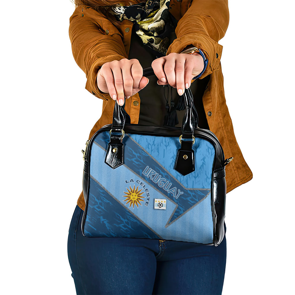Uruguay Football Shoulder Handbag Sun Of May Symbol Unique Style