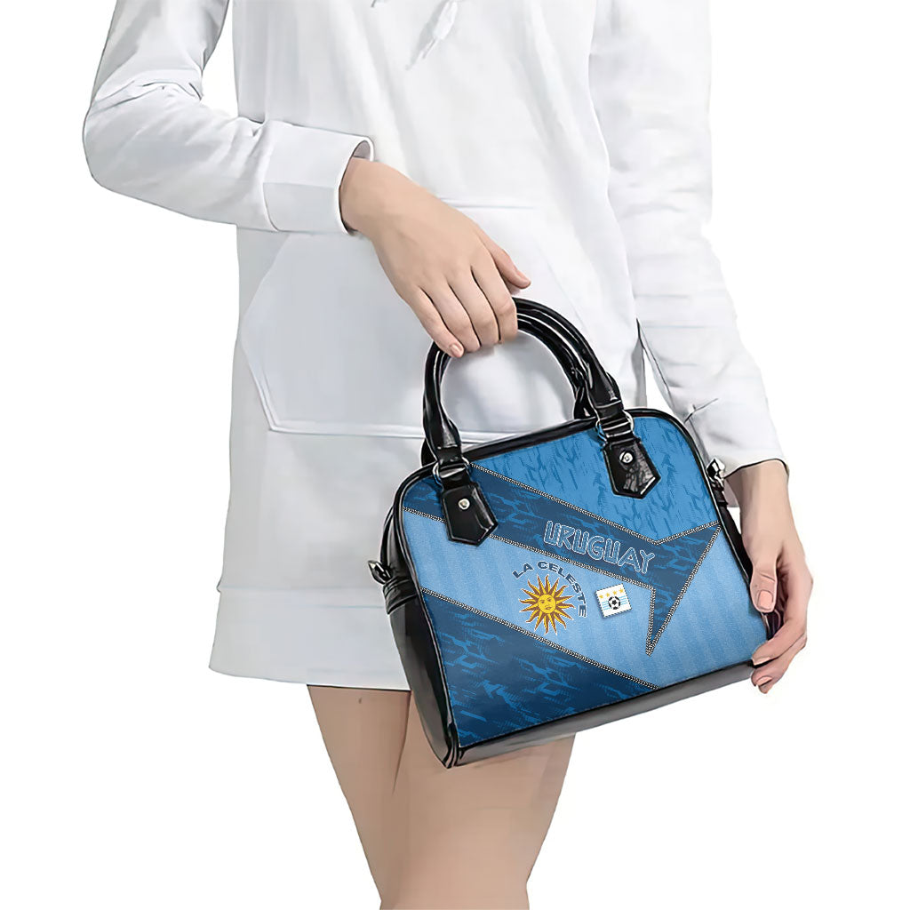 Uruguay Football Shoulder Handbag Sun Of May Symbol Unique Style
