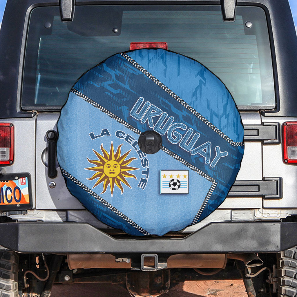 Uruguay Football Spare Tire Cover Sun Of May Symbol Unique Style