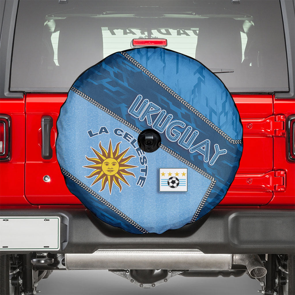 Uruguay Football Spare Tire Cover Sun Of May Symbol Unique Style