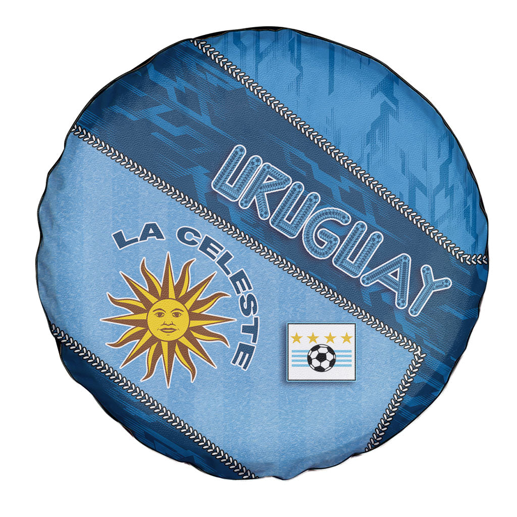 Uruguay Football Spare Tire Cover Sun Of May Symbol Unique Style