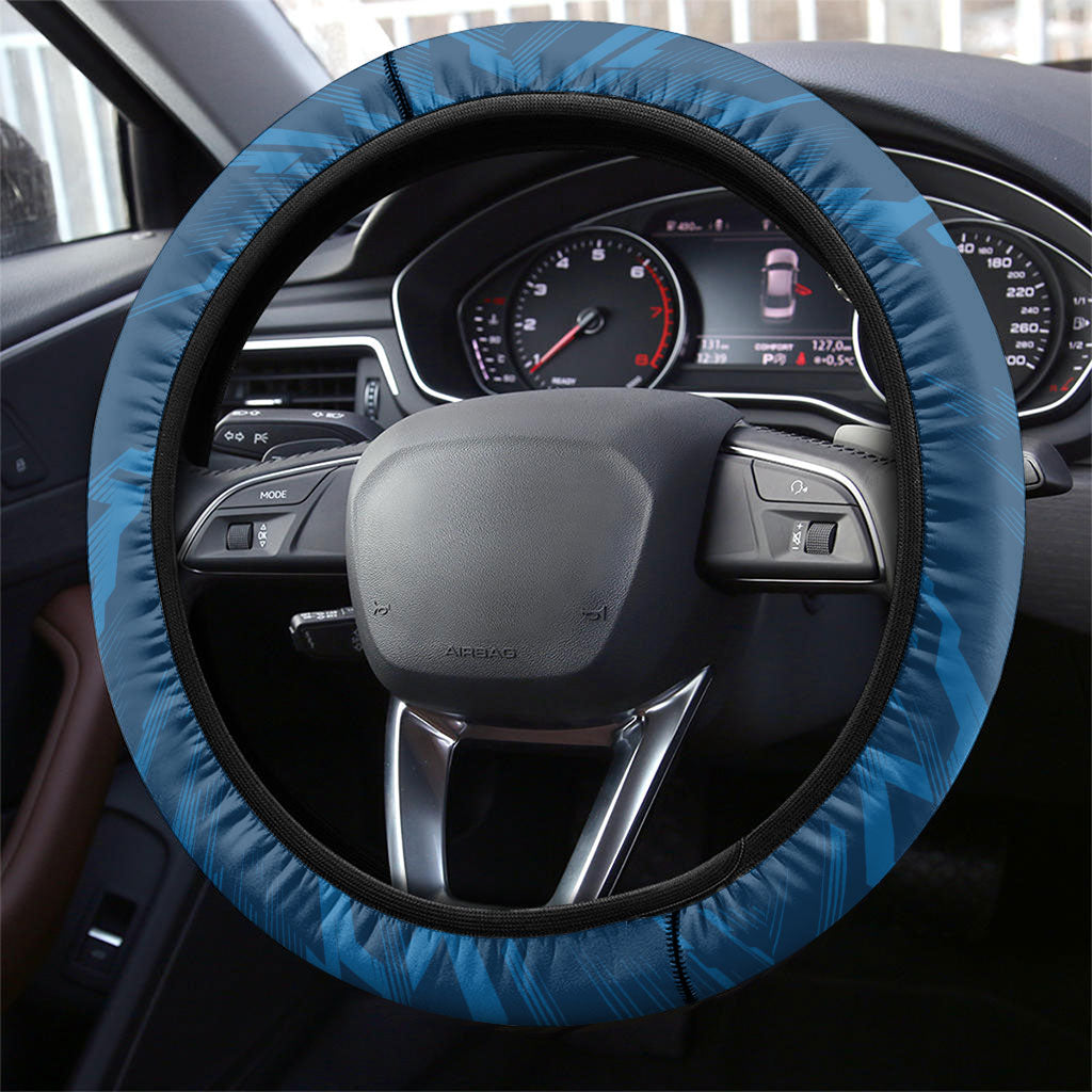 Uruguay Football Steering Wheel Cover Sun Of May Symbol Unique Style