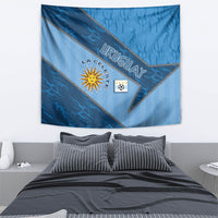 Uruguay Football Tapestry Sun Of May Symbol Unique Style