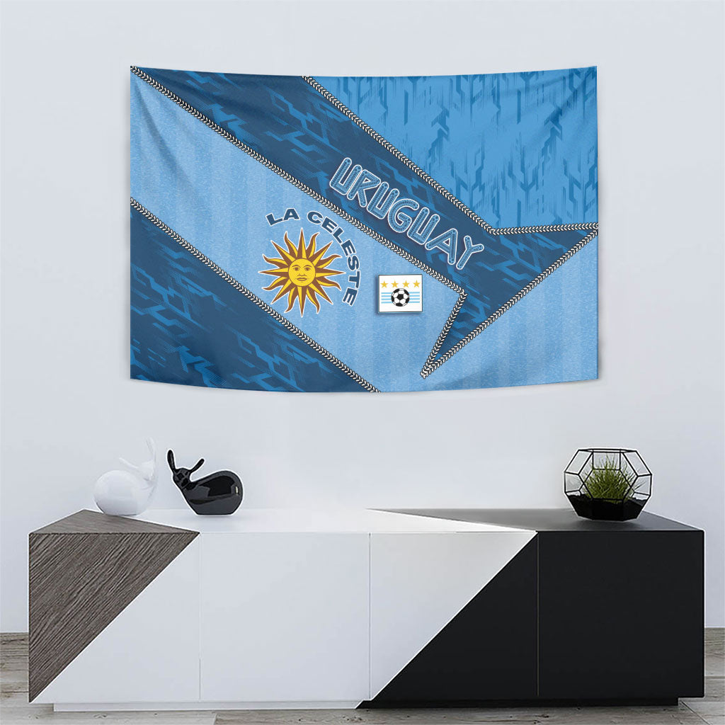 Uruguay Football Tapestry Sun Of May Symbol Unique Style