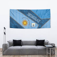 Uruguay Football Tapestry Sun Of May Symbol Unique Style
