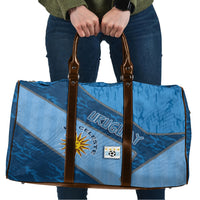 Uruguay Football Travel Bag Sun Of May Symbol Unique Style