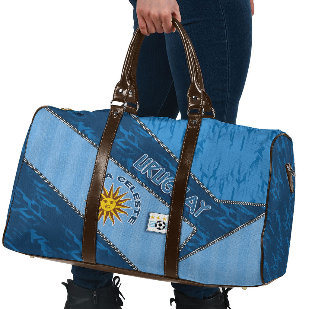 Uruguay Football Travel Bag Sun Of May Symbol Unique Style