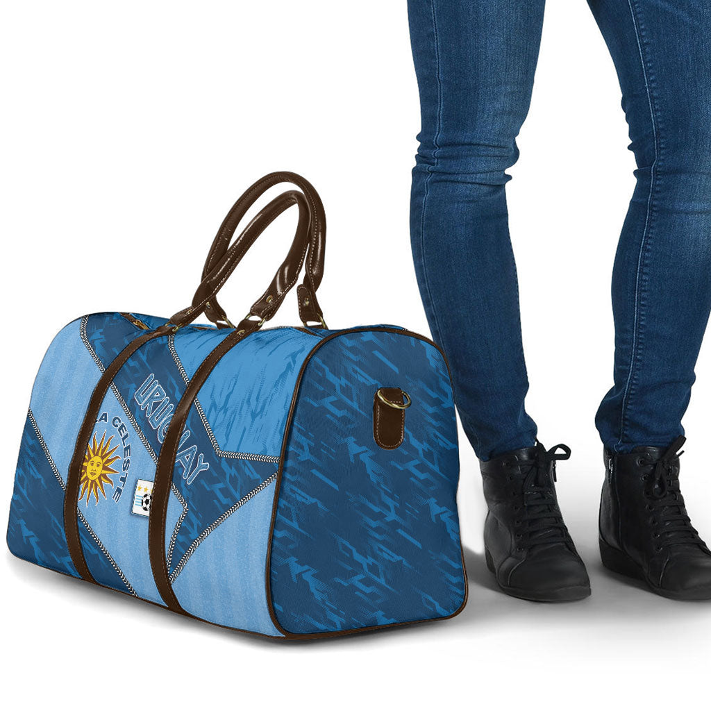Uruguay Football Travel Bag Sun Of May Symbol Unique Style