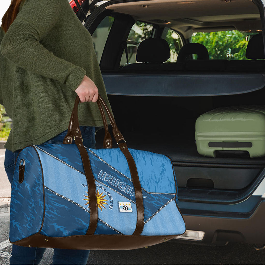 Uruguay Football Travel Bag Sun Of May Symbol Unique Style