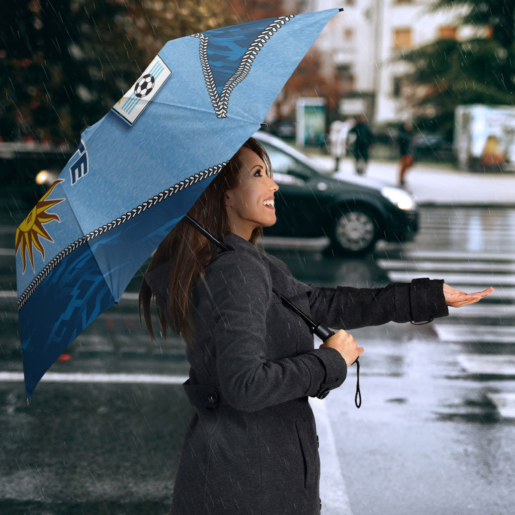 Uruguay Football Umbrella Sun Of May Symbol Unique Style