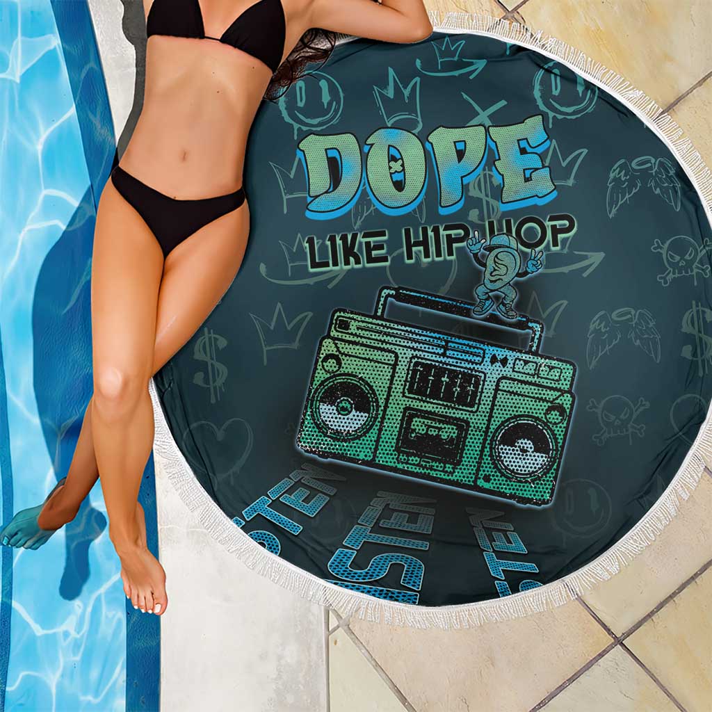 Dope Like Hip Hop Beach Blanket Hiphop Graffiti Style - Wonder Print Shop