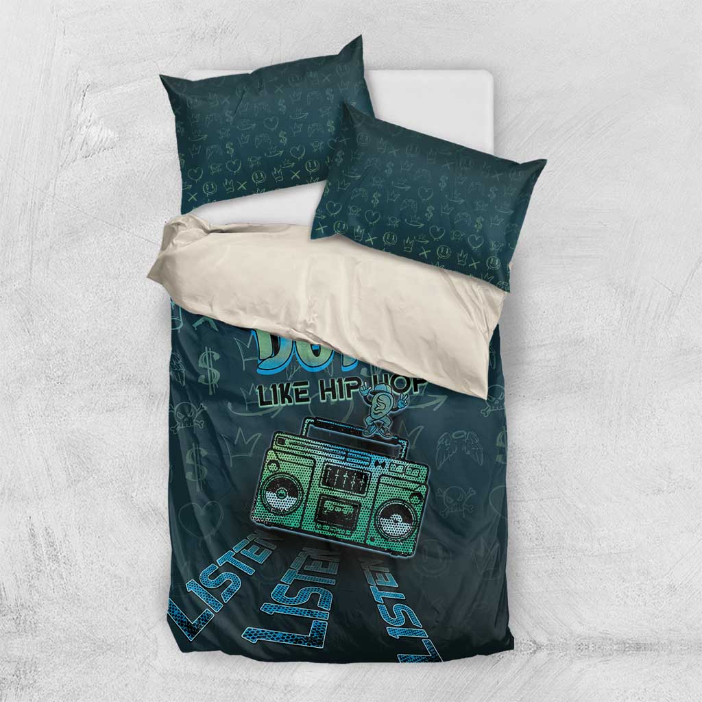 Dope Like Hip Hop Bedding Set Hiphop Graffiti Style - Wonder Print Shop