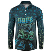 Dope Like Hip Hop Button Sweatshirt Hiphop Graffiti Style - Wonder Print Shop