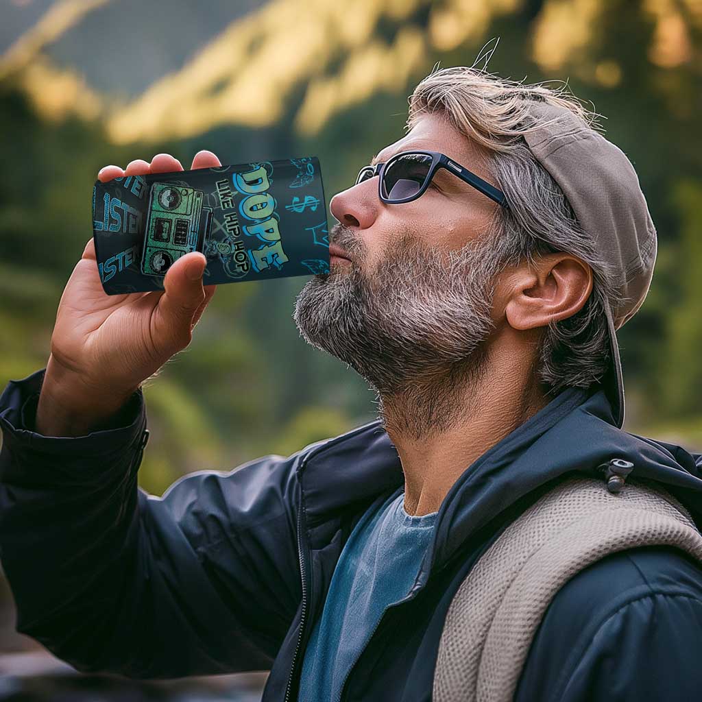 Dope Like Hip Hop 4 in 1 Can Cooler Tumbler Hiphop Graffiti Style - Wonder Print Shop