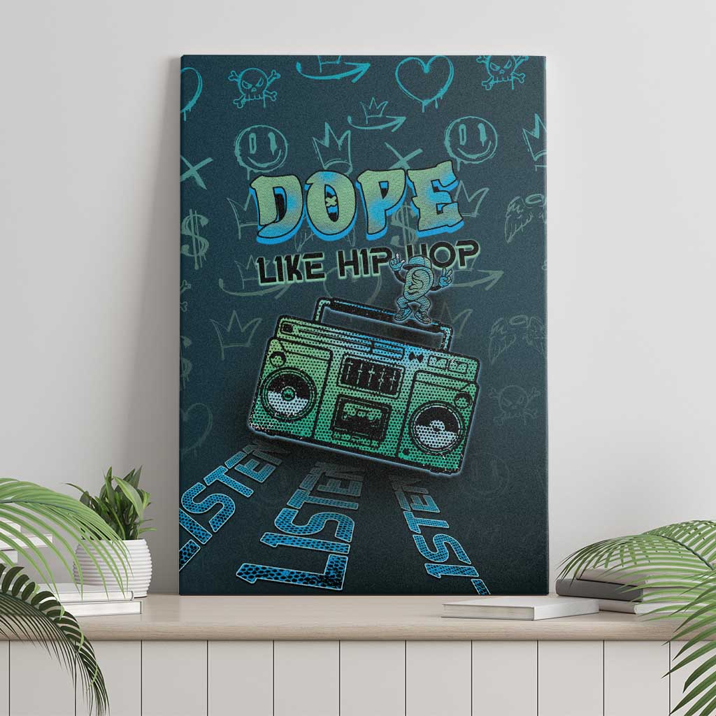 Dope Like Hip Hop Canvas Wall Art Hiphop Graffiti Style - Wonder Print Shop
